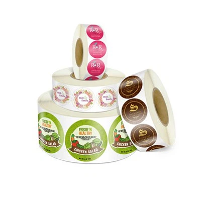 Rolă de autocolante tăiate