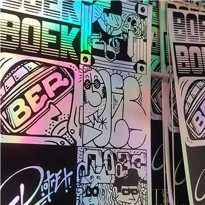 Imprimare autocolant holografică coajă de ou